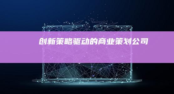 创新策略驱动的商业策划公司